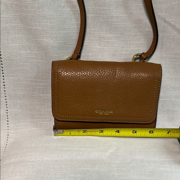 Coach Brown Leather Crossbody Bag - Picture 7 of 9